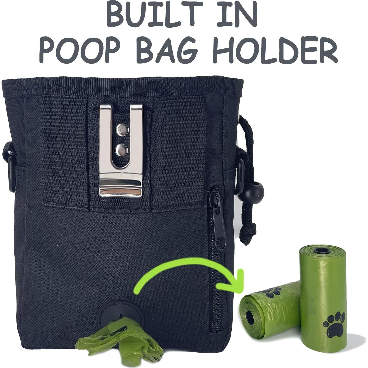 Bolsa de Golosinas para Perros TRIPOLACO Negra 18x6.4cm