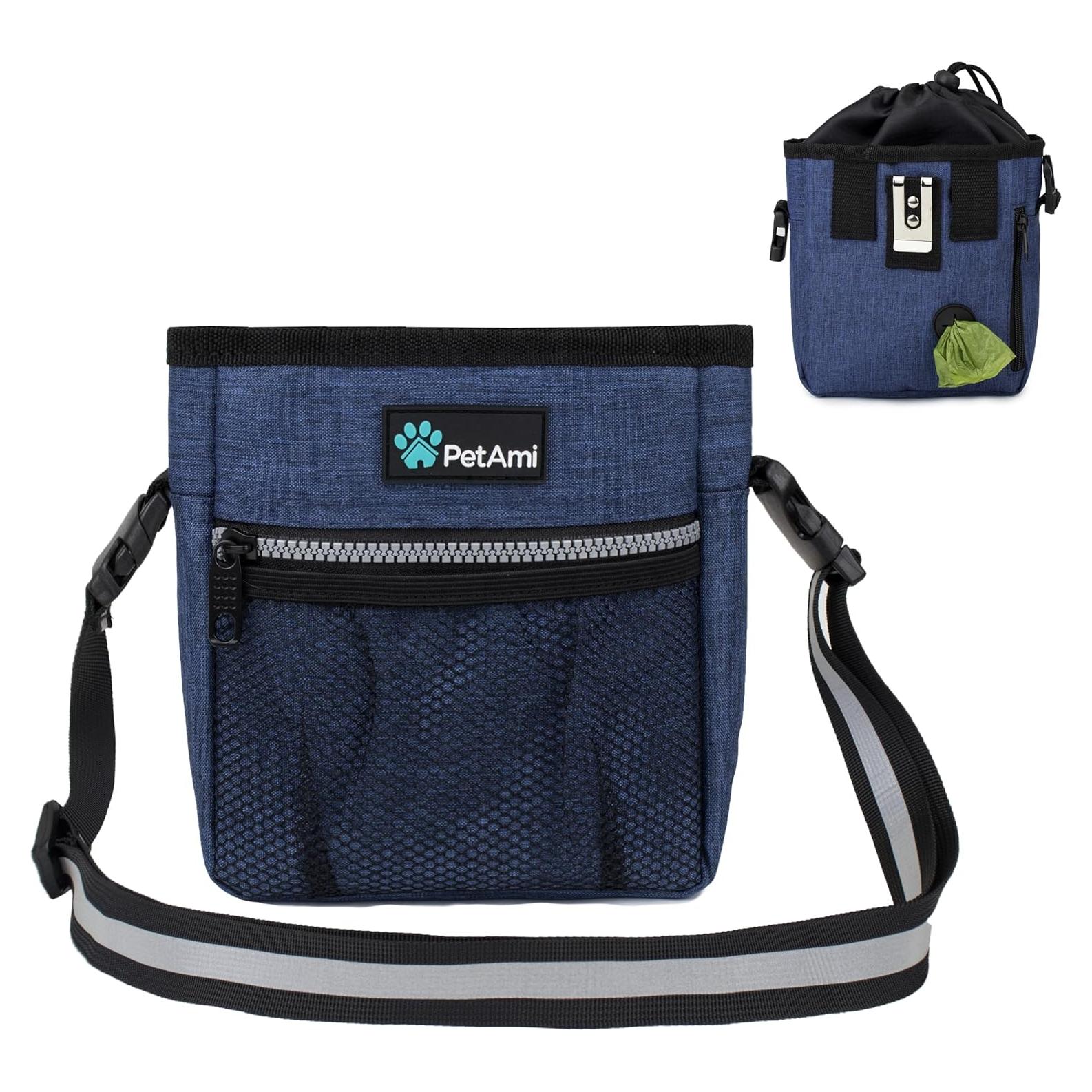 Bolsa de Golosinas para Perros PetAmi - Navy Jaspeado