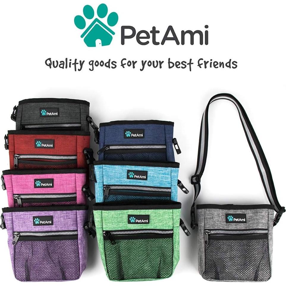 Bolsa de Golosinas para Perros PetAmi - Navy Jaspeado