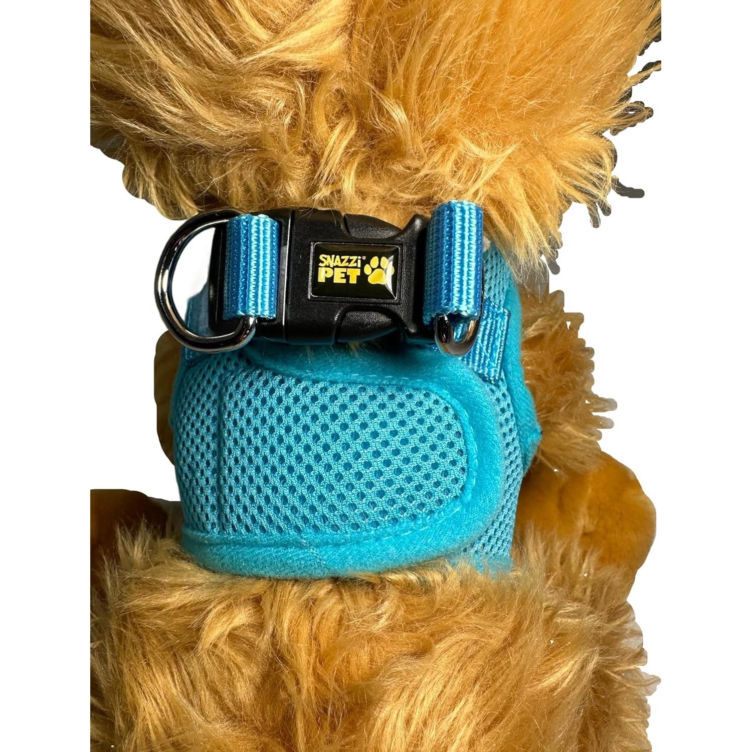 Arnés Suave para Perros Pequeños Snazzi Pet Azul Cielo