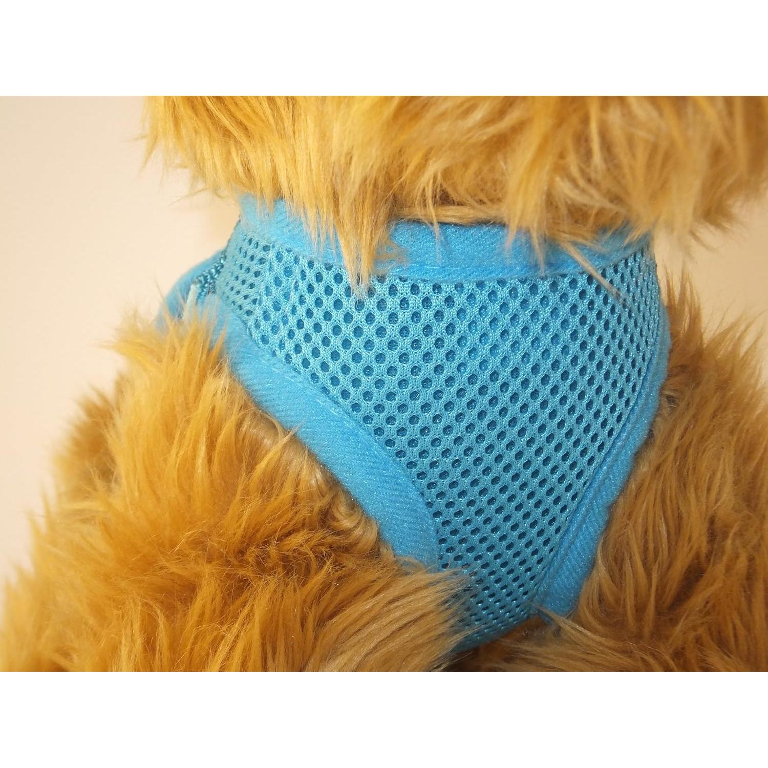 Arnés Suave para Perros Pequeños Snazzi Pet Azul Cielo