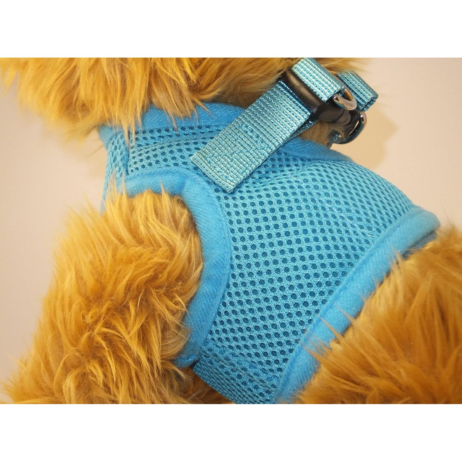 Arnés Suave para Perros Pequeños Snazzi Pet Azul Cielo