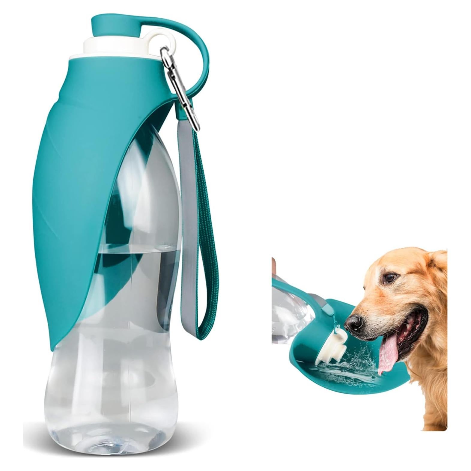 Botella de Agua para Mascotas TIOVERY 591 ml Azul