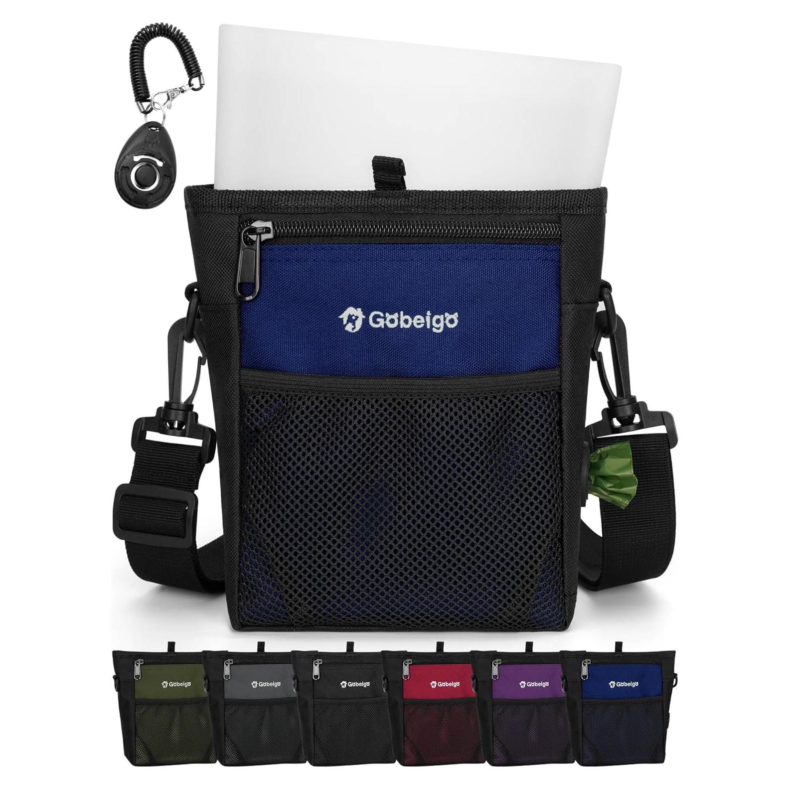 Bolsa de Golosinas para Perros Gobeigo Azul Marino 4 Tazas