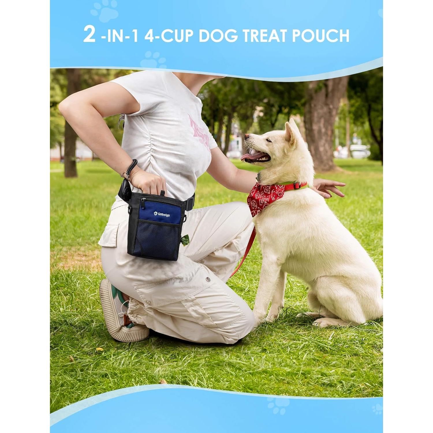 Bolsa de Golosinas para Perros Gobeigo Azul Marino 4 Tazas