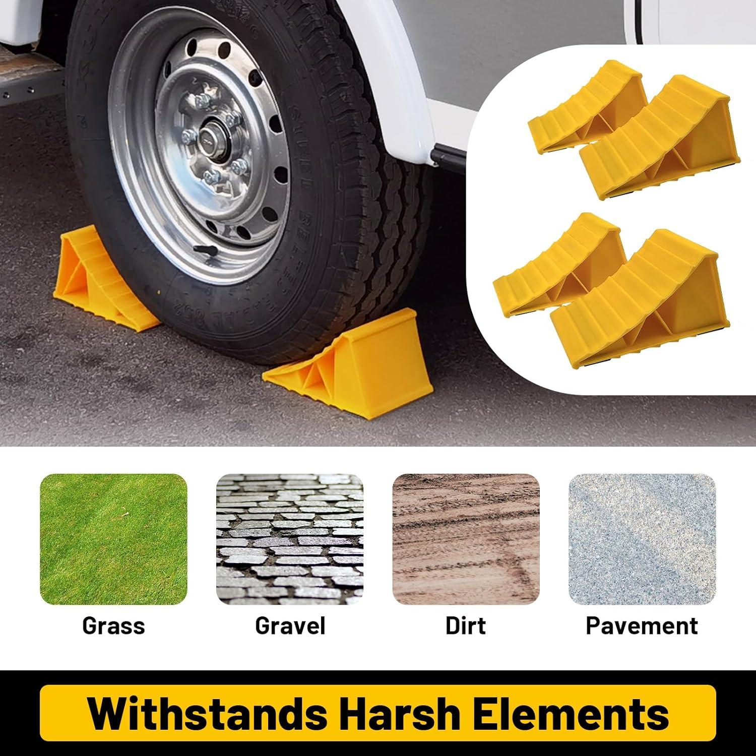 Calzos para Ruedas HOXWELL NBTS201-4 Antideslizantes