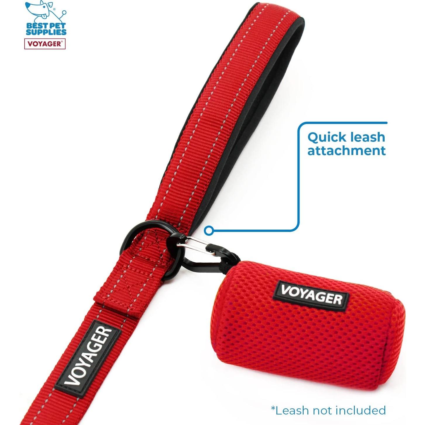 Dispensador de Bolsas de Excremento para Perros Rojo