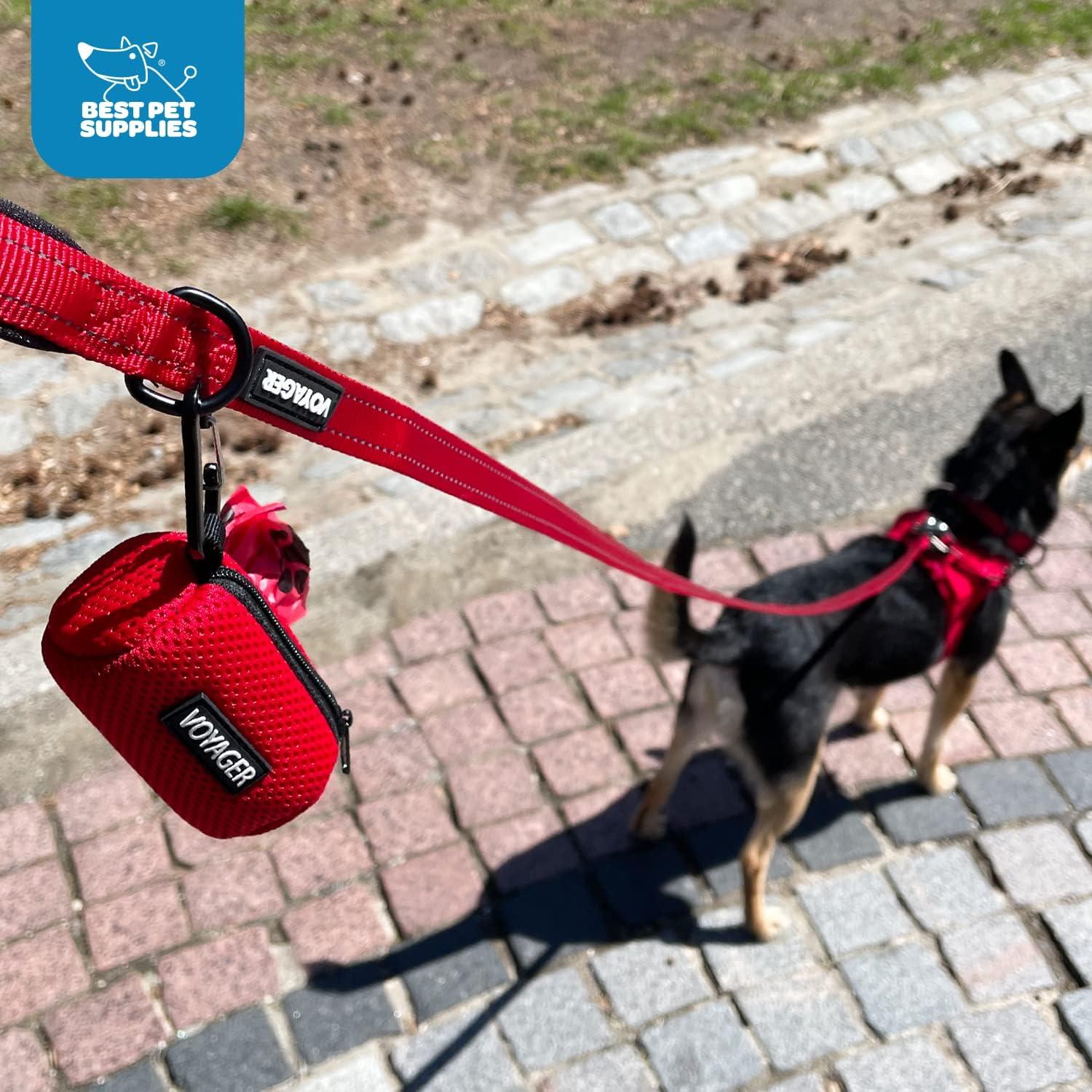 Dispensador de Bolsas de Excremento para Perros Rojo
