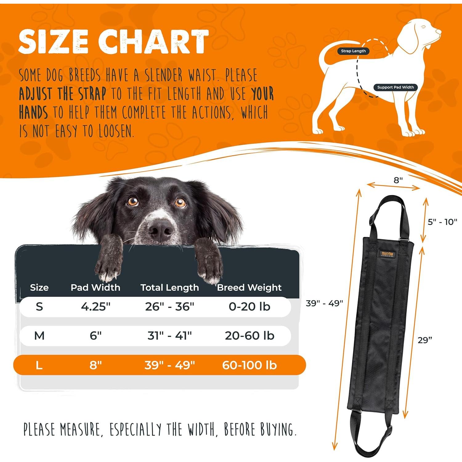 Arnés de Elevación para Perros Mighty Paw - Soporte para 0-9 kg