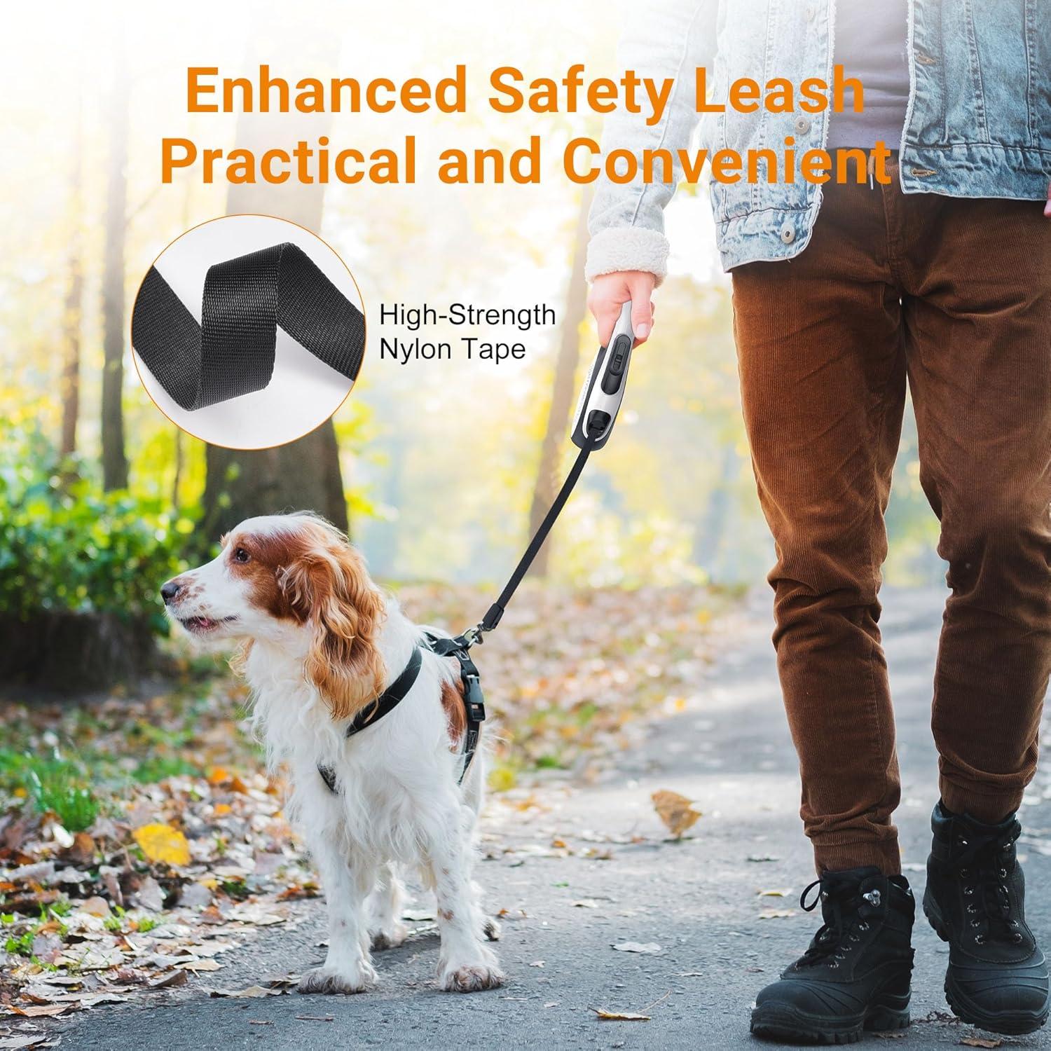 Correa de Perro Retráctil POOZON 4,88 m Nylon Resistente