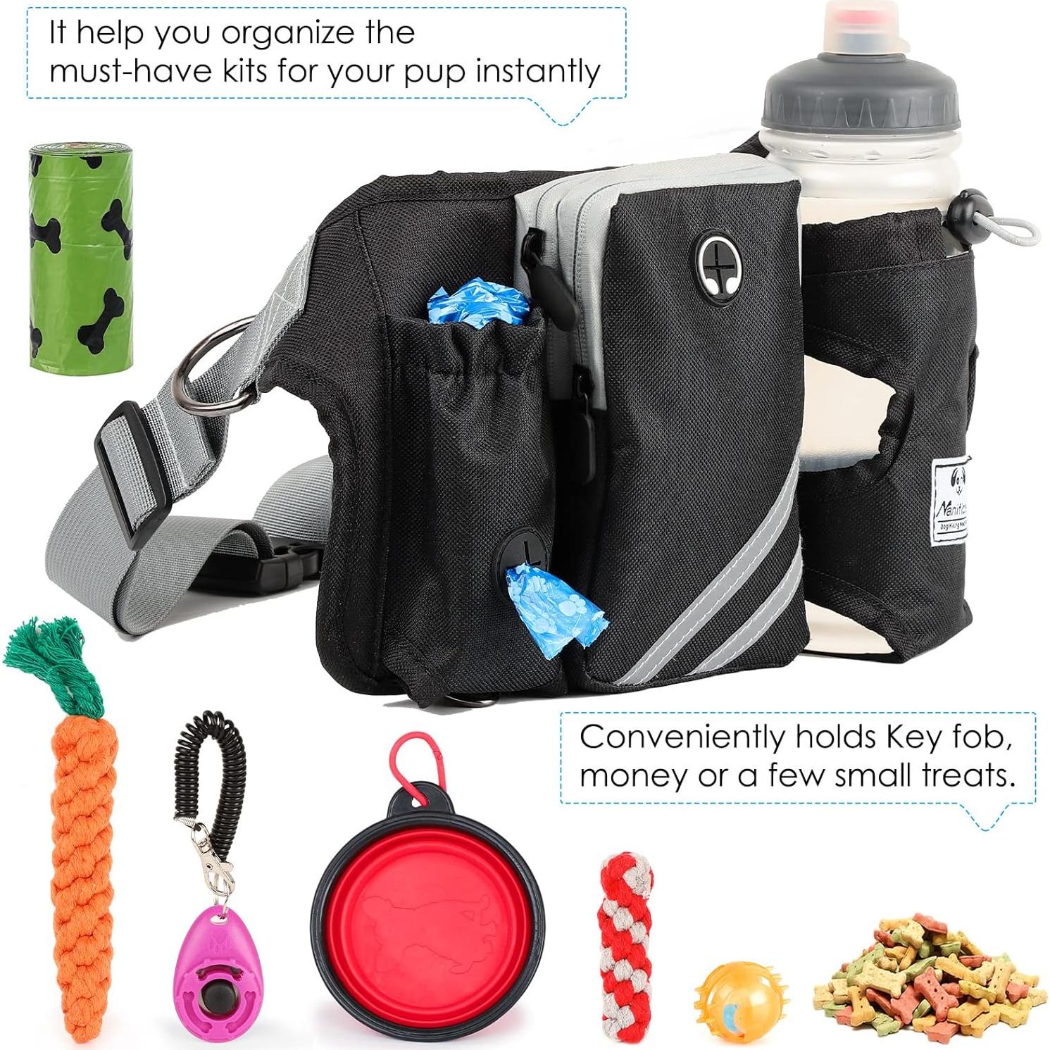 Correa para Perros Manos Libres SHINE HAI Doble Bungee