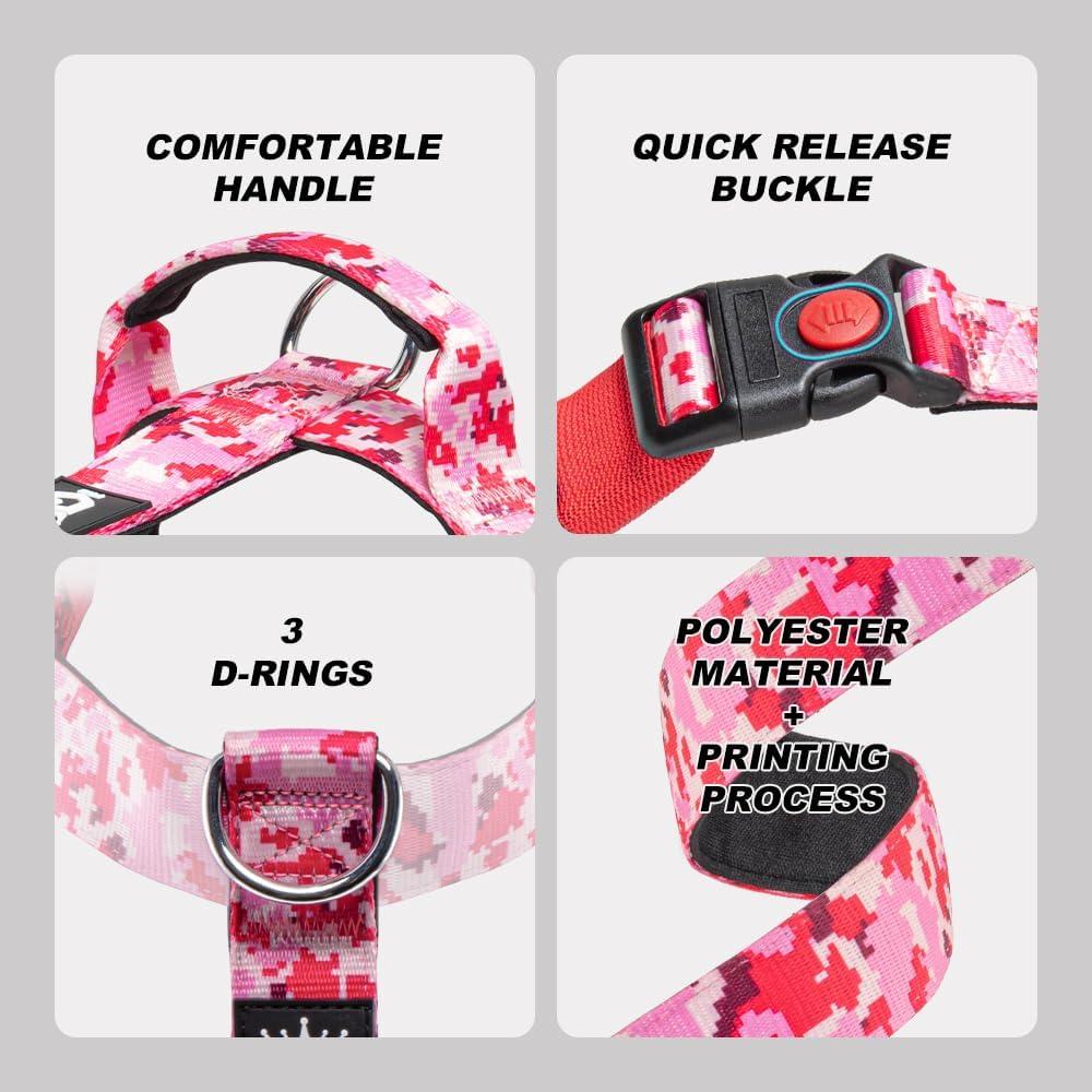 Arnés TSPRO Premium Ajustable para Perros Grandes Verde L