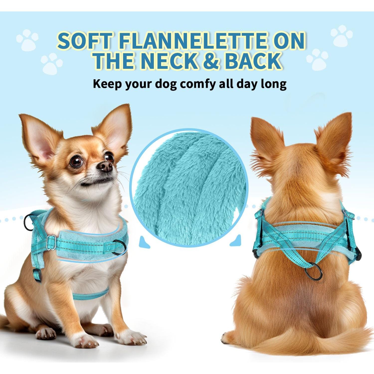 Arnés Sin Tirones SlowTon para Perros Pequeños Ajustable