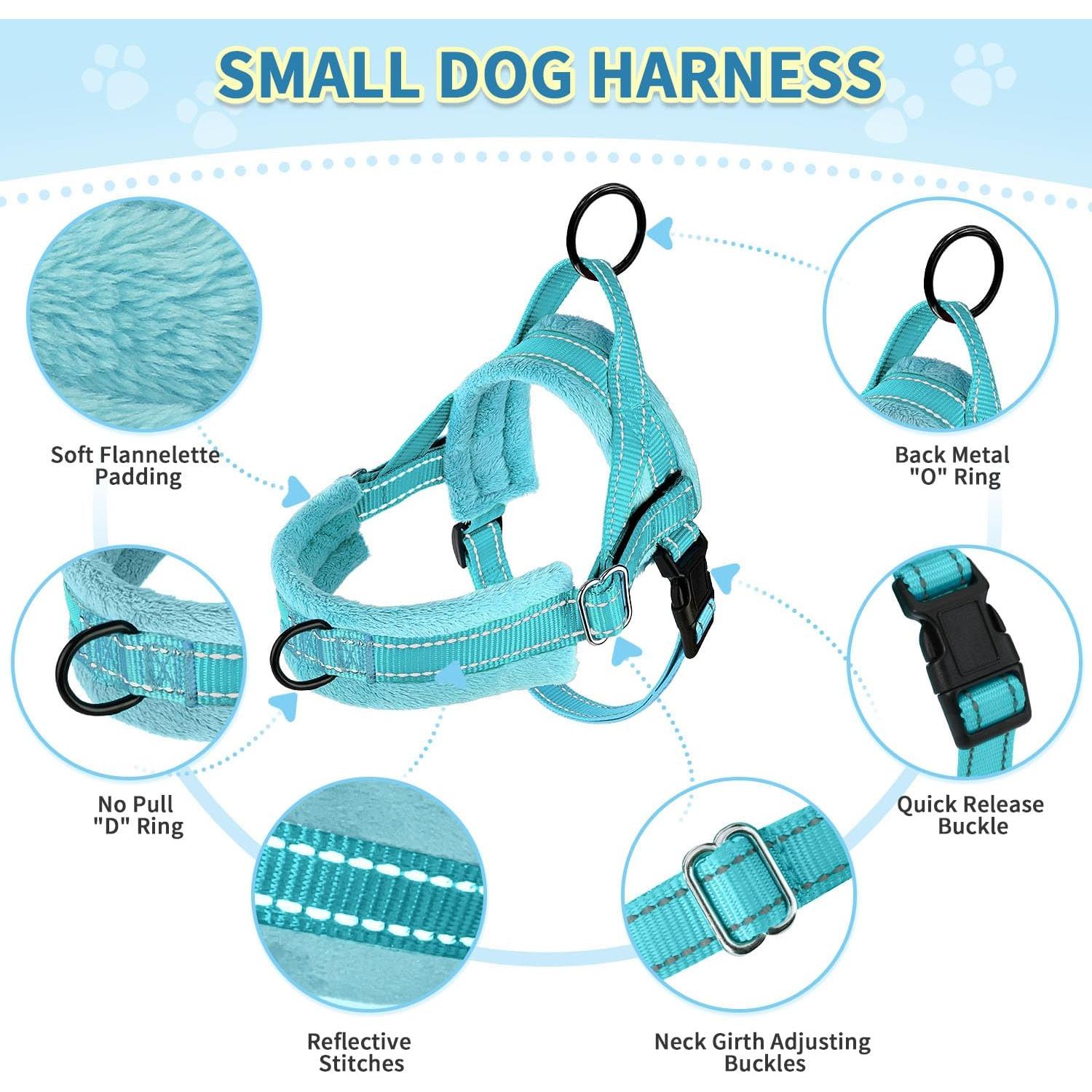 Arnés Sin Tirones SlowTon para Perros Pequeños Ajustable