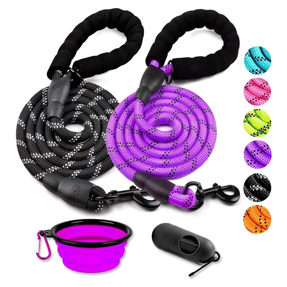 Correa para Perro COOYOO 1.83m Resistente con Mango Acolchado