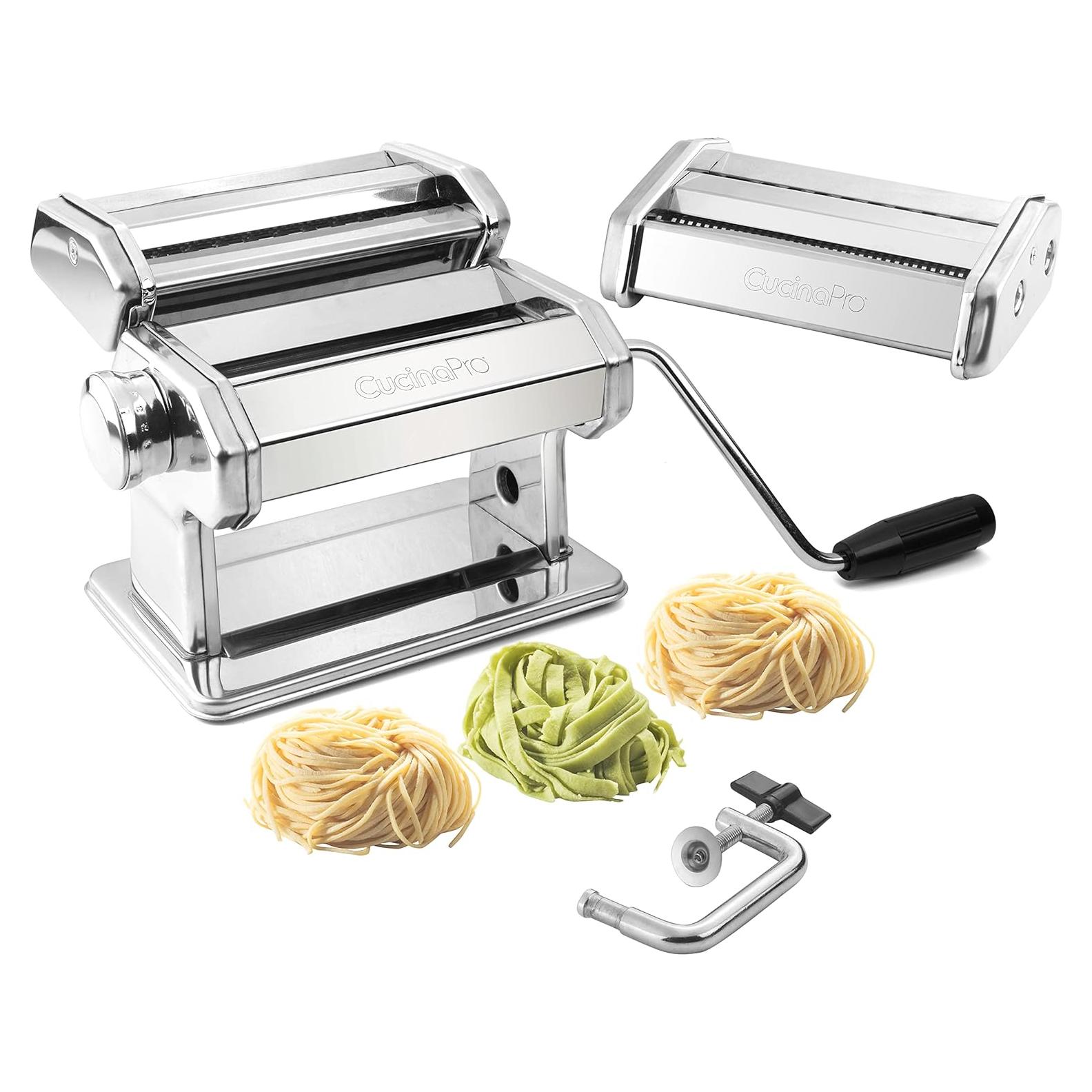 Máquina de Pasta CucinaPro Clásica Manual con Accesorios