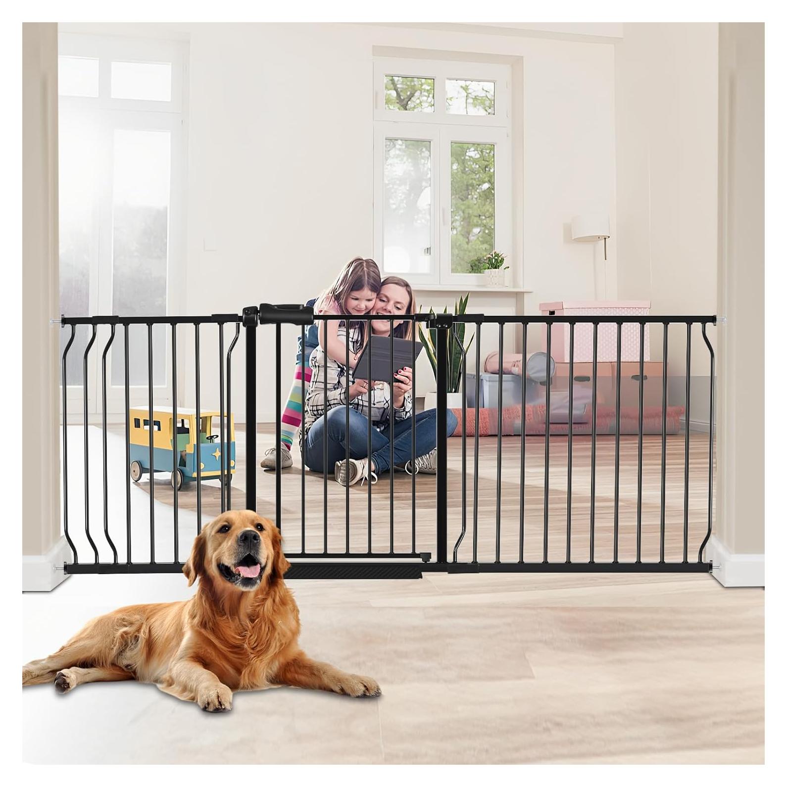 Puerta para Bebés HOOEN Extra Ancha 76-86 cm Metal