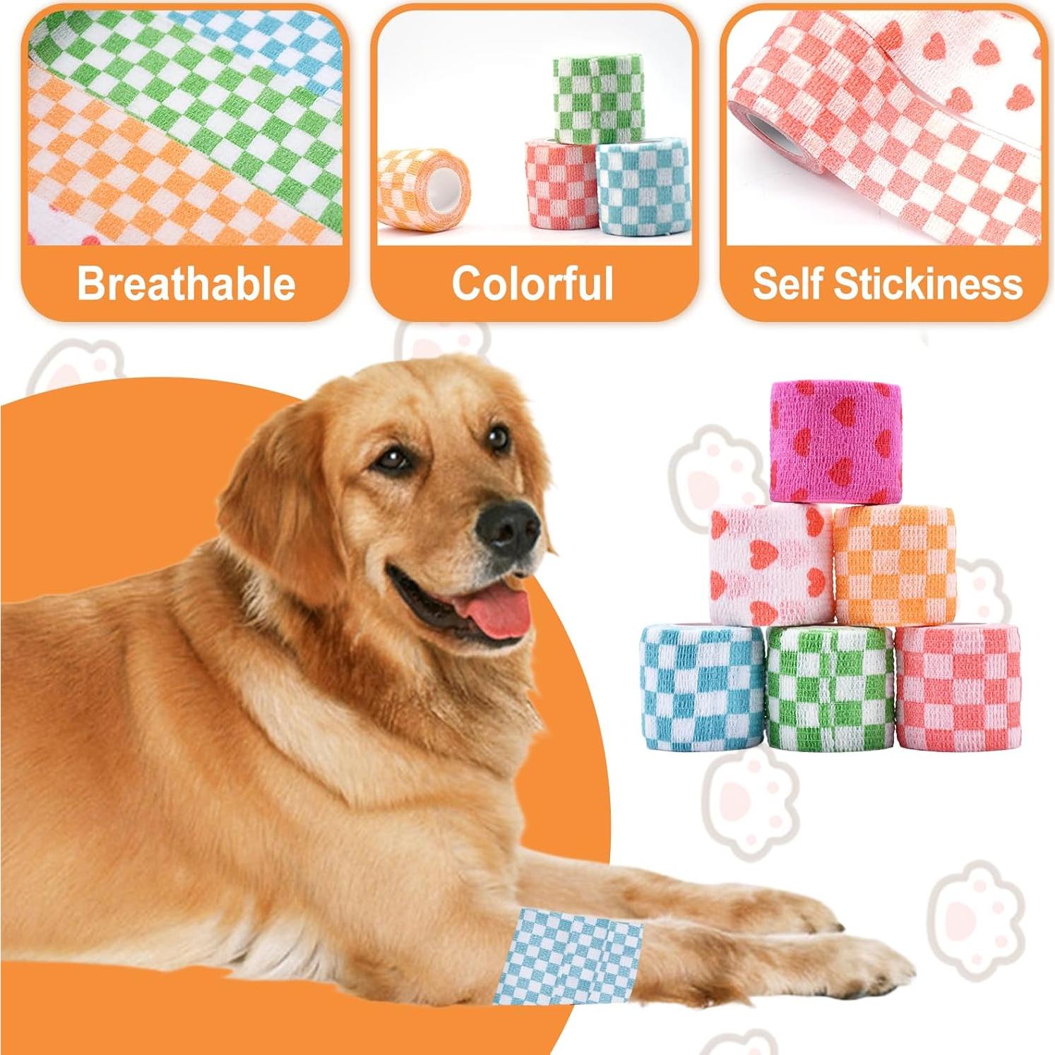 6 Rollos Vendaje Veterinario Kreyfer 5,08 cm x 4,57 m