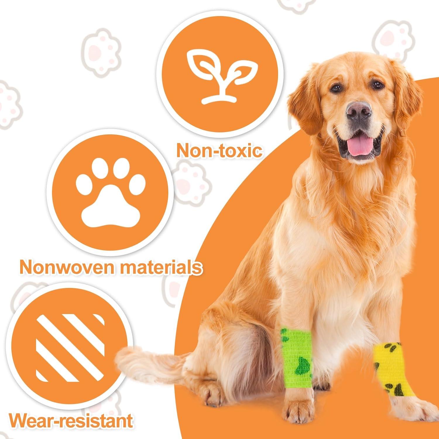 6 Rollos Vendaje Veterinario Kreyfer 5 m x 5 cm Autoadhesivo