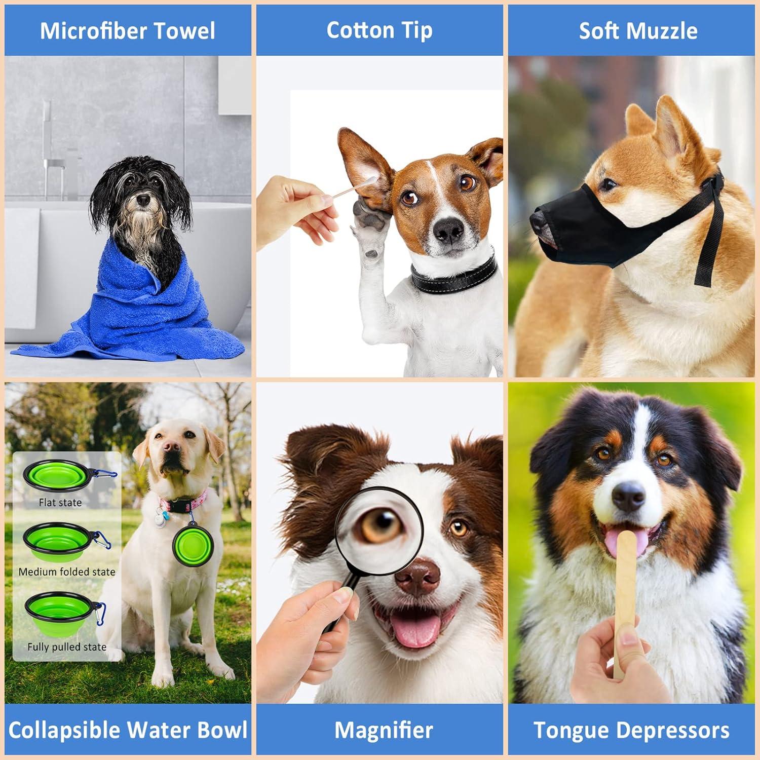 Kit de Primeros Auxilios para Mascotas GPUSFAK - Viaje