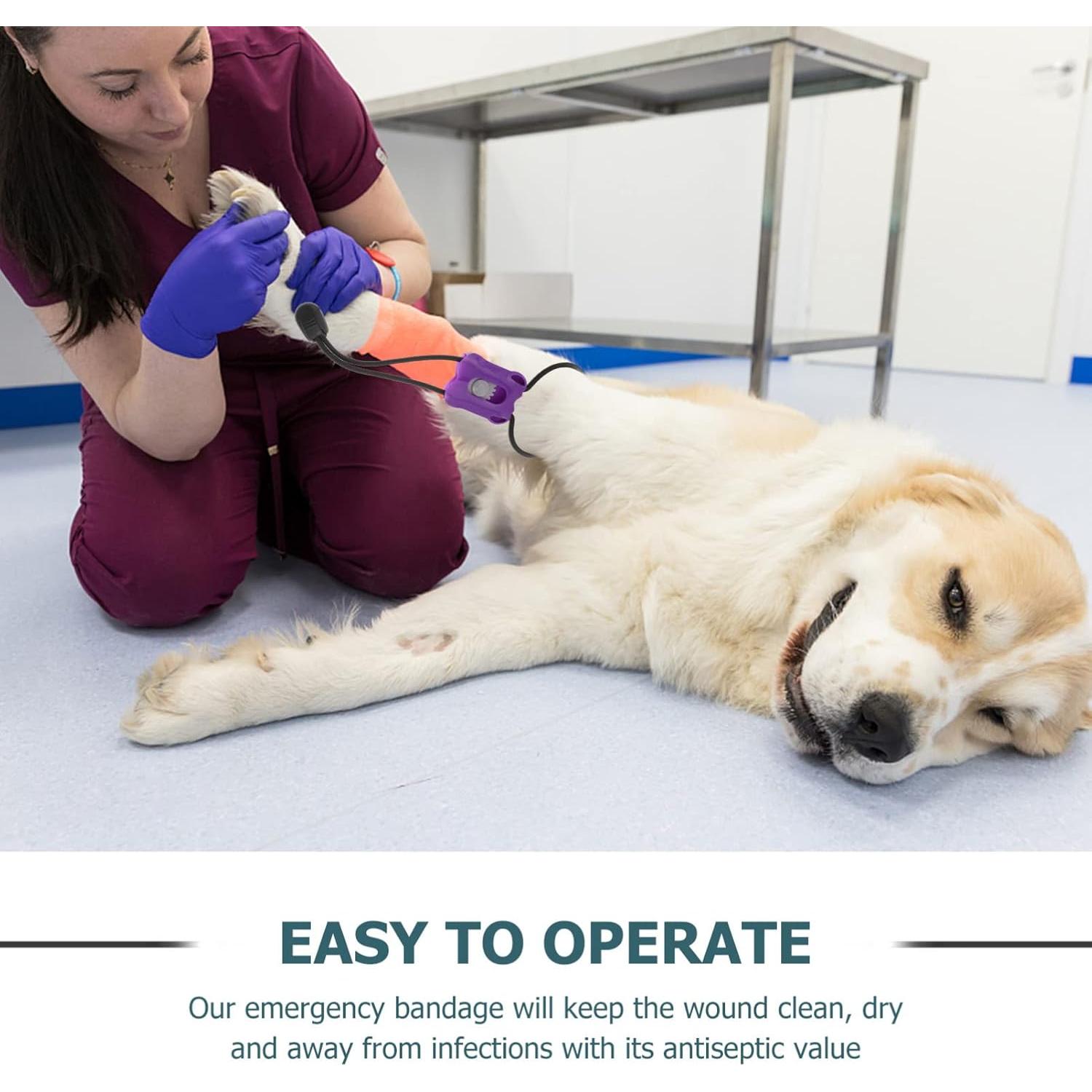 Torniquete para Perros 4pcs Banda Médica de Primeros Auxilios