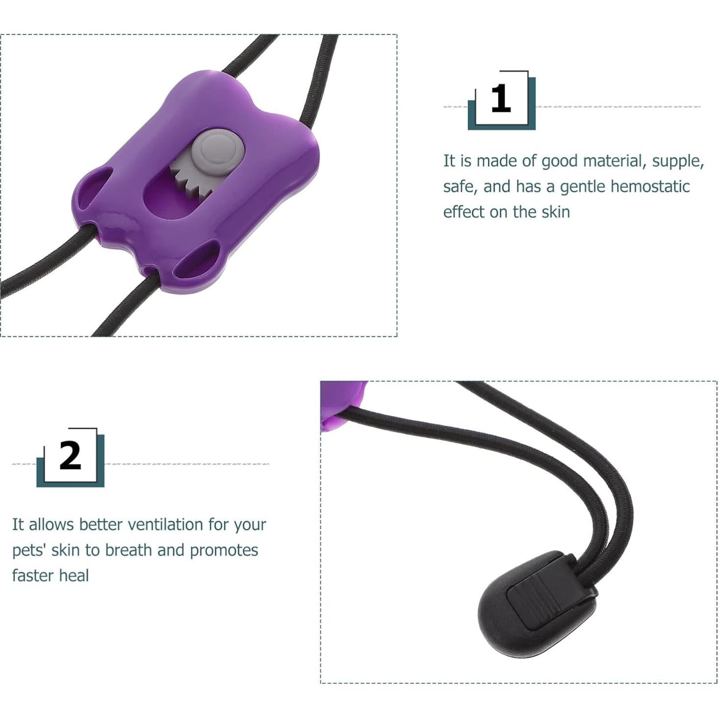 Torniquete para Perros 4pcs Banda Médica de Primeros Auxilios