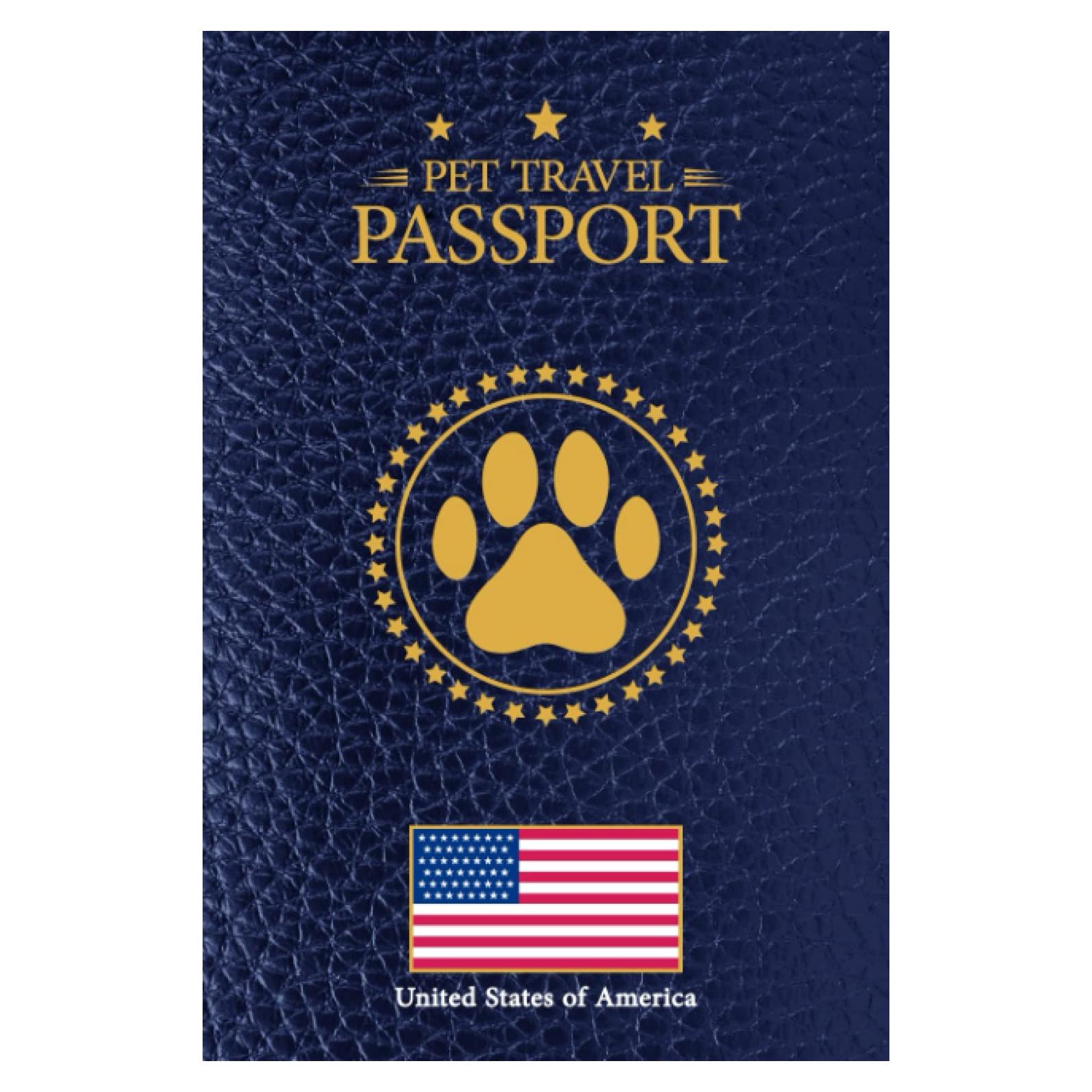 Pasaporte de Mascota Tapa Blanda 125 Páginas Salud Viaje