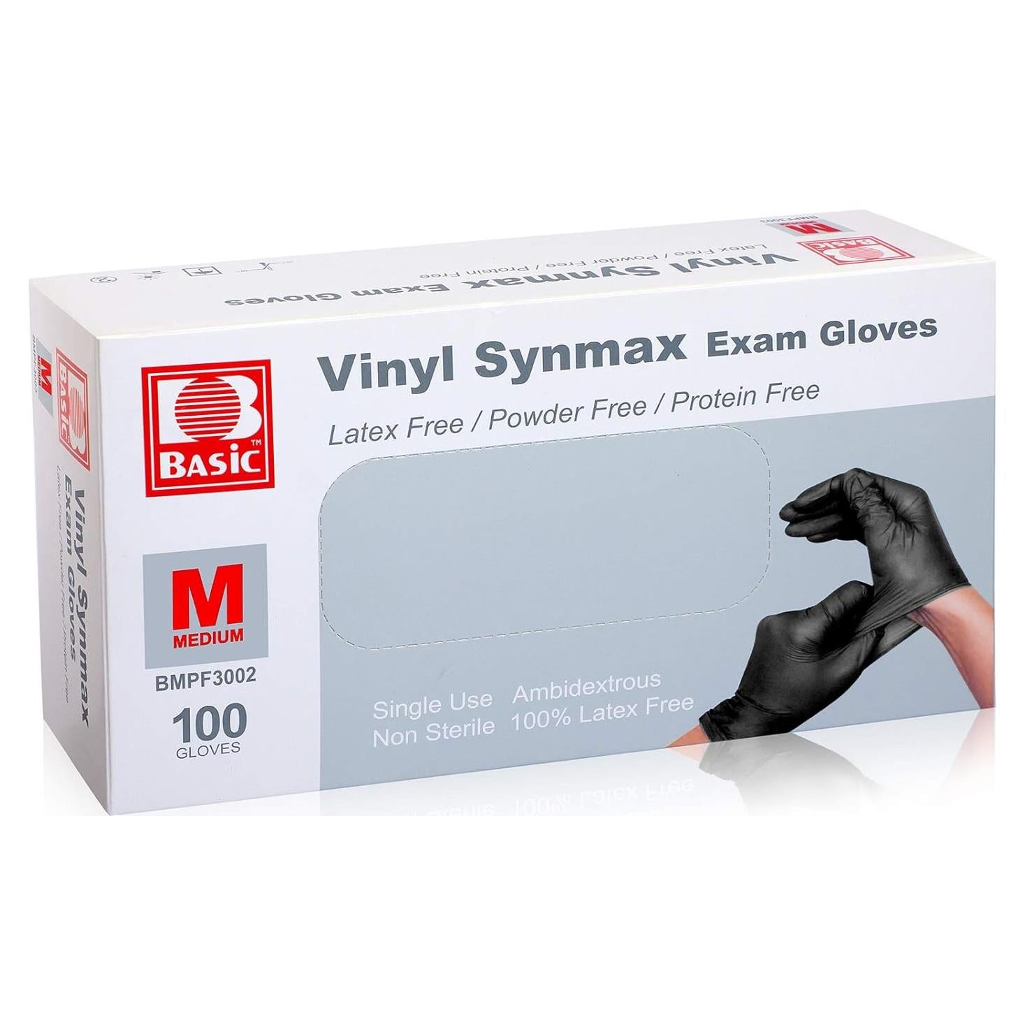 Guantes de Examen de Vinilo Negros UC Global Trade M 100 Unidades