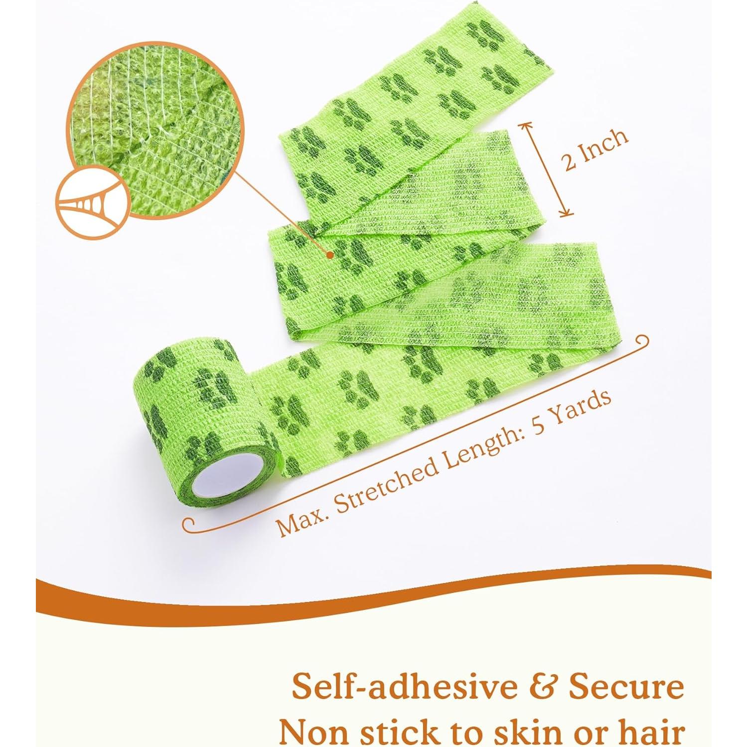 Venda Autoadhesiva Veterinaria FriPuP 5,08 cm 8 Rollos Colores