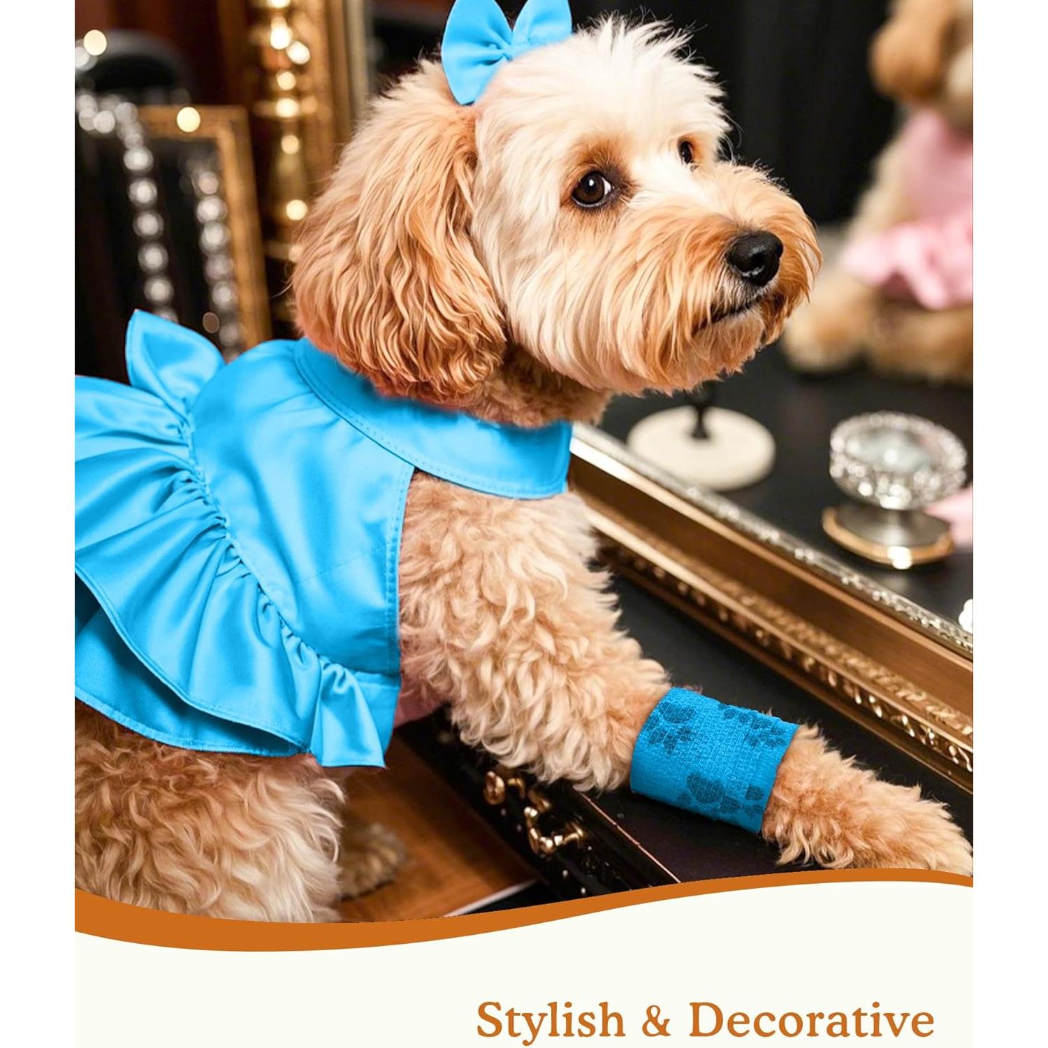 Venda Autoadhesiva Veterinaria FriPuP 5,08 cm 8 Rollos Colores