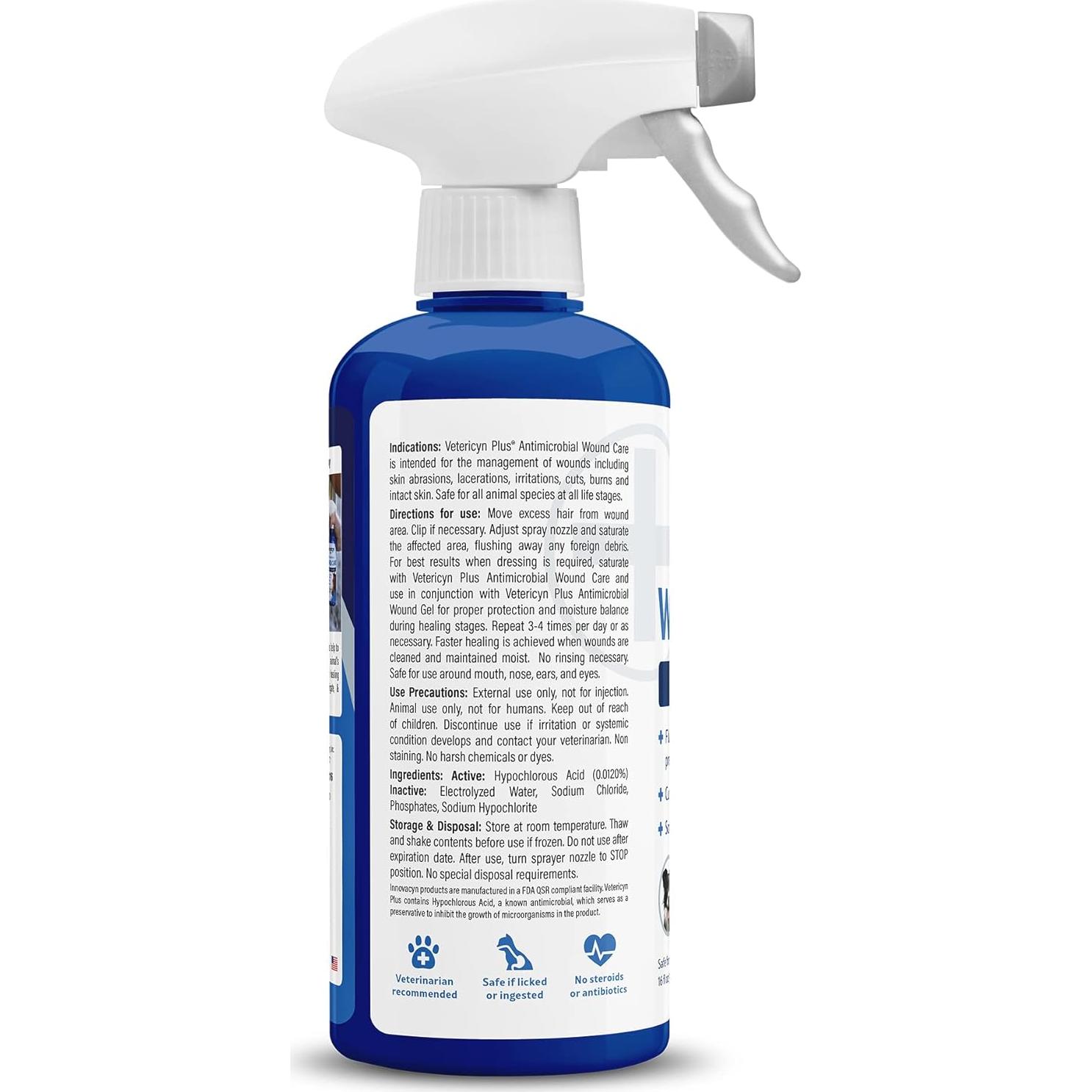 Vetericyn Plus Spray Cuidado Heridas Caballo 473 ml