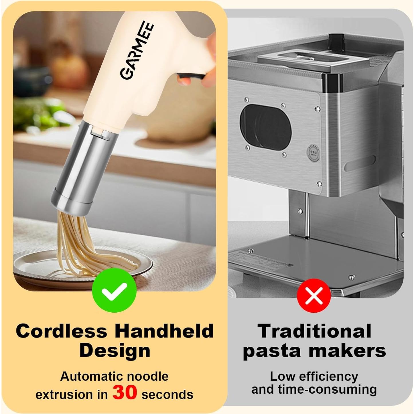 Máquina de Pasta Eléctrica GARMEE BZ-YMJ01 Automática 1,57 kg