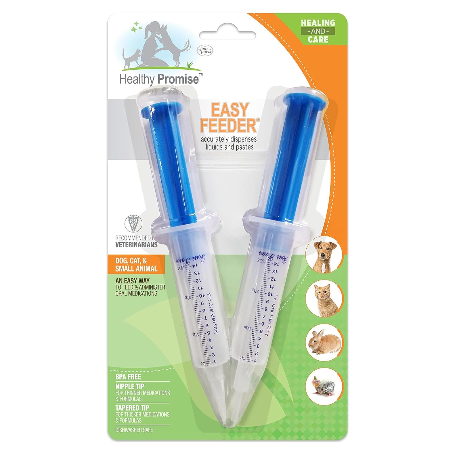 Jeringa de Alimentación para Mascotas Cuatro Patas 13cm