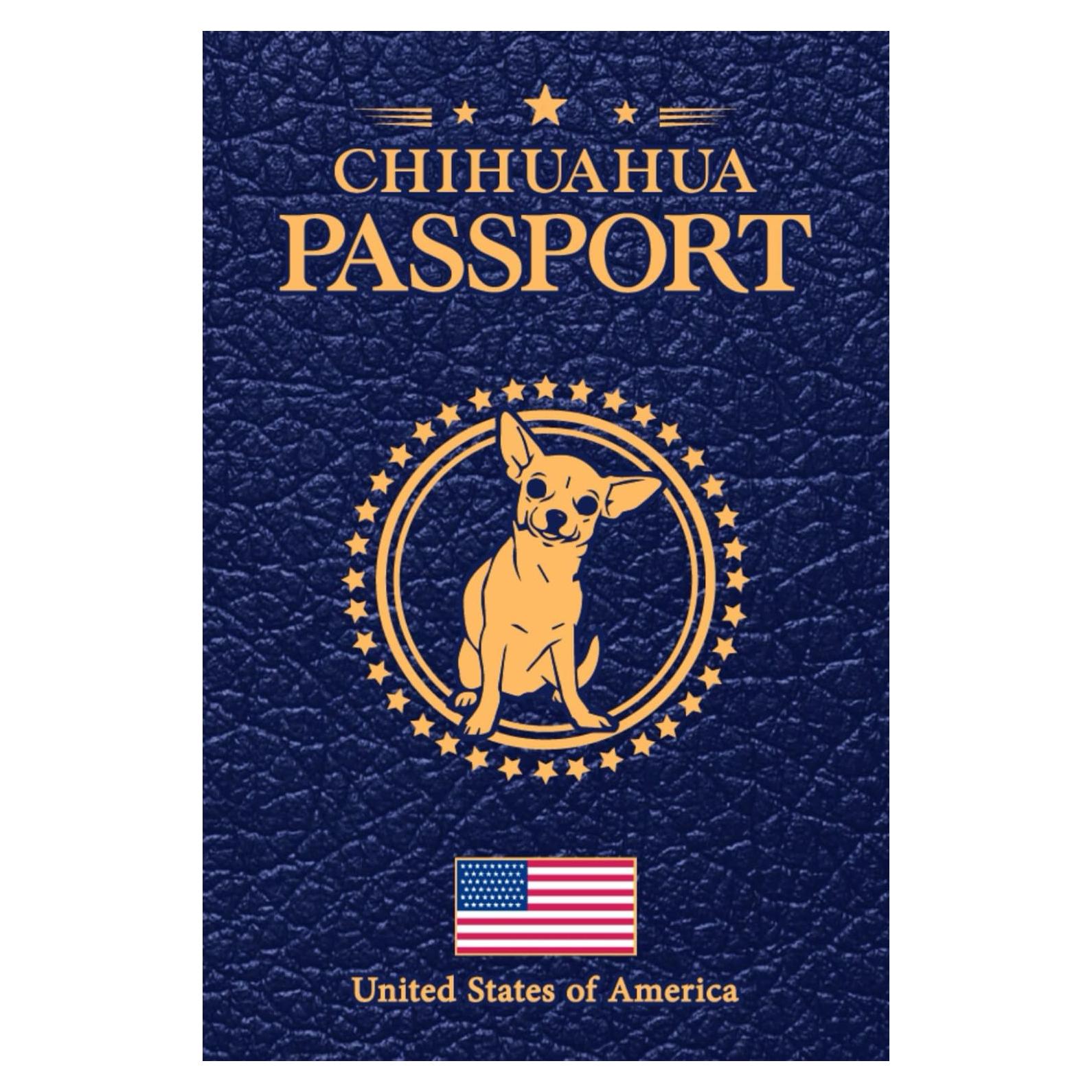 Pasaporte de Viaje para Chihuahua - Libro de Cuidado 10x15 cm