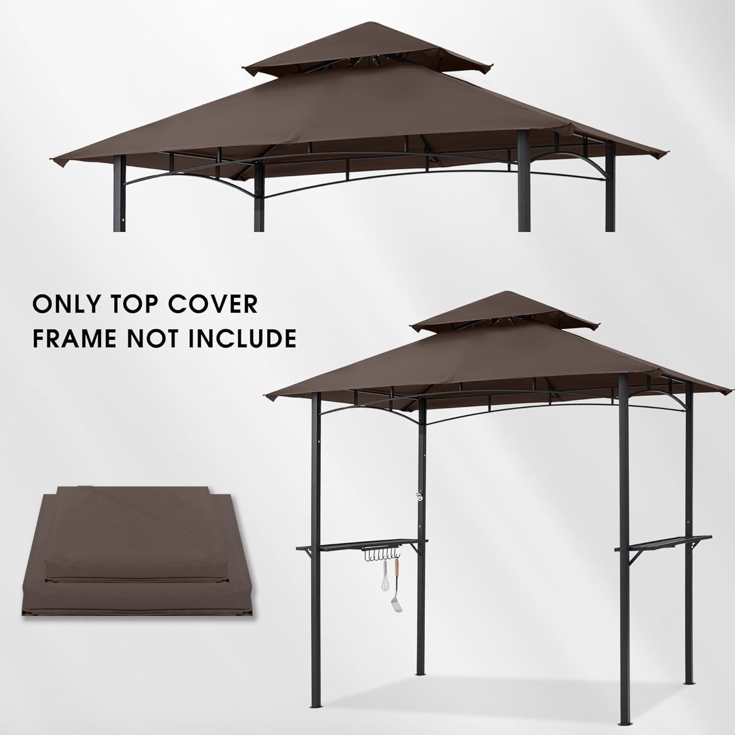 Techo de Reemplazo MASTERCANOPY para Gazebo L-GG001PST-F