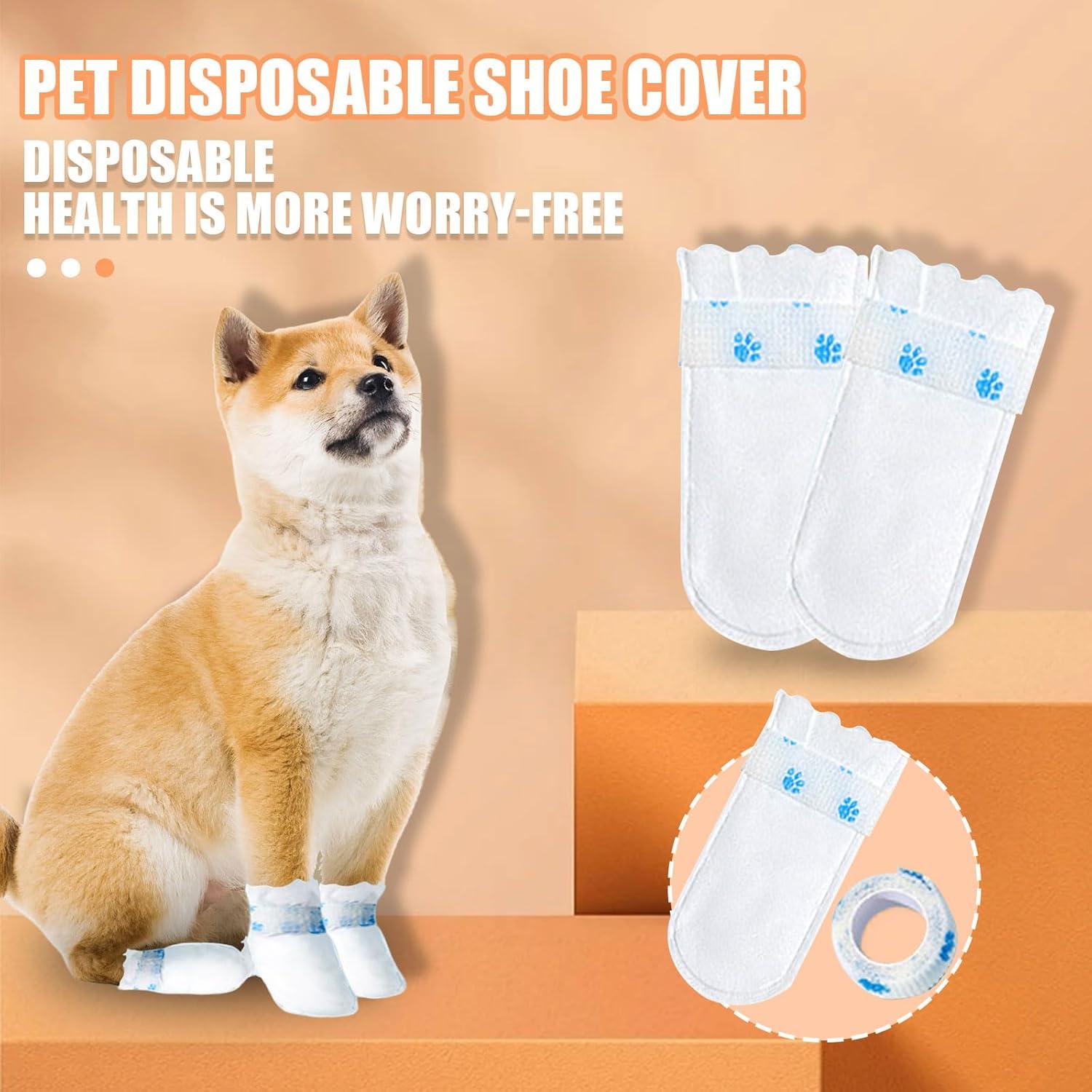 Botas desechables para perros Suxgumoe 20 piezas Grande