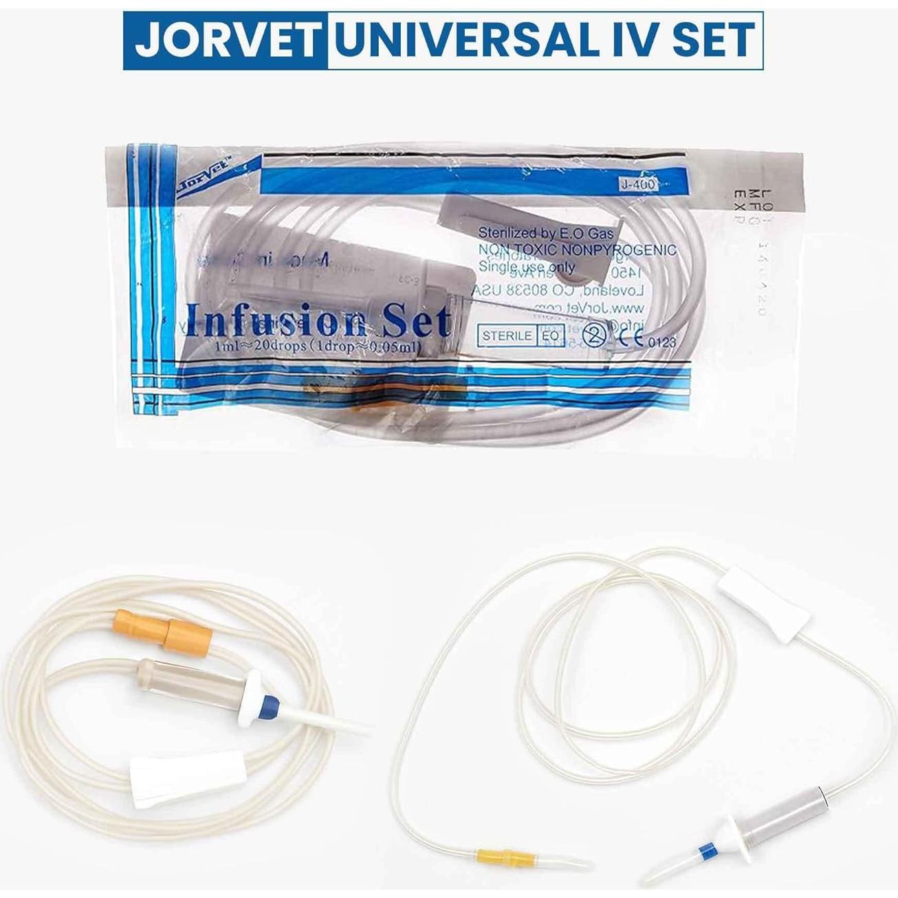 Juego IV Veterinario JorVet 182.88 cm con Conector Luer