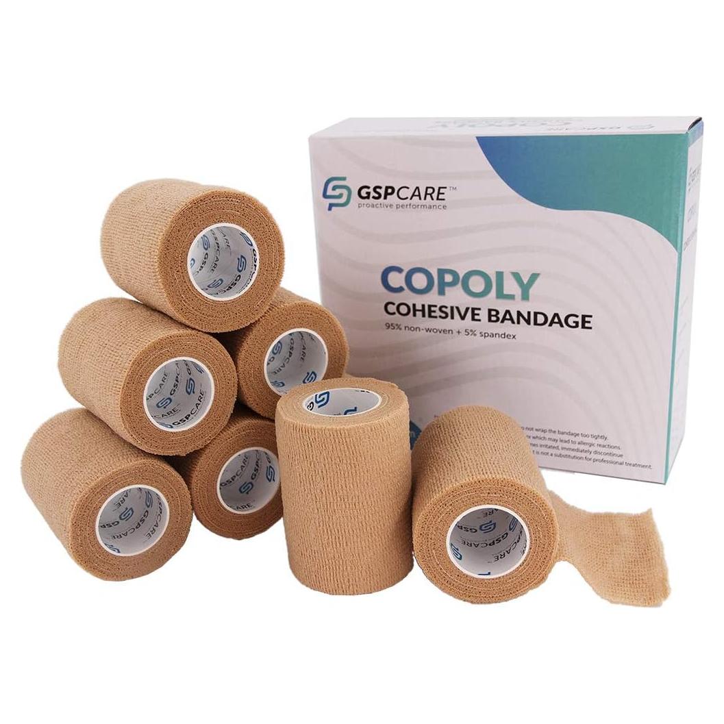 Venda Cohesiva Autoadhesiva GSPCARE 7,62 cm x 4,57 m