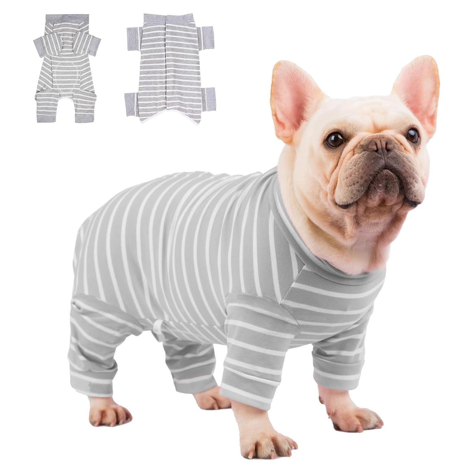 Traje Quirúrgico para Mascotas AOKAZI XXS Gris