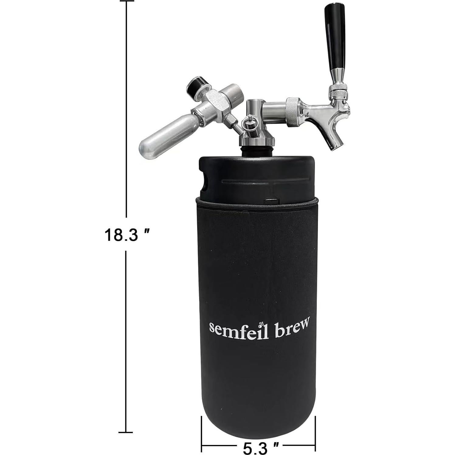 Dispensador de Cerveza Semfeil Brew 128Oz Acero Inoxidable