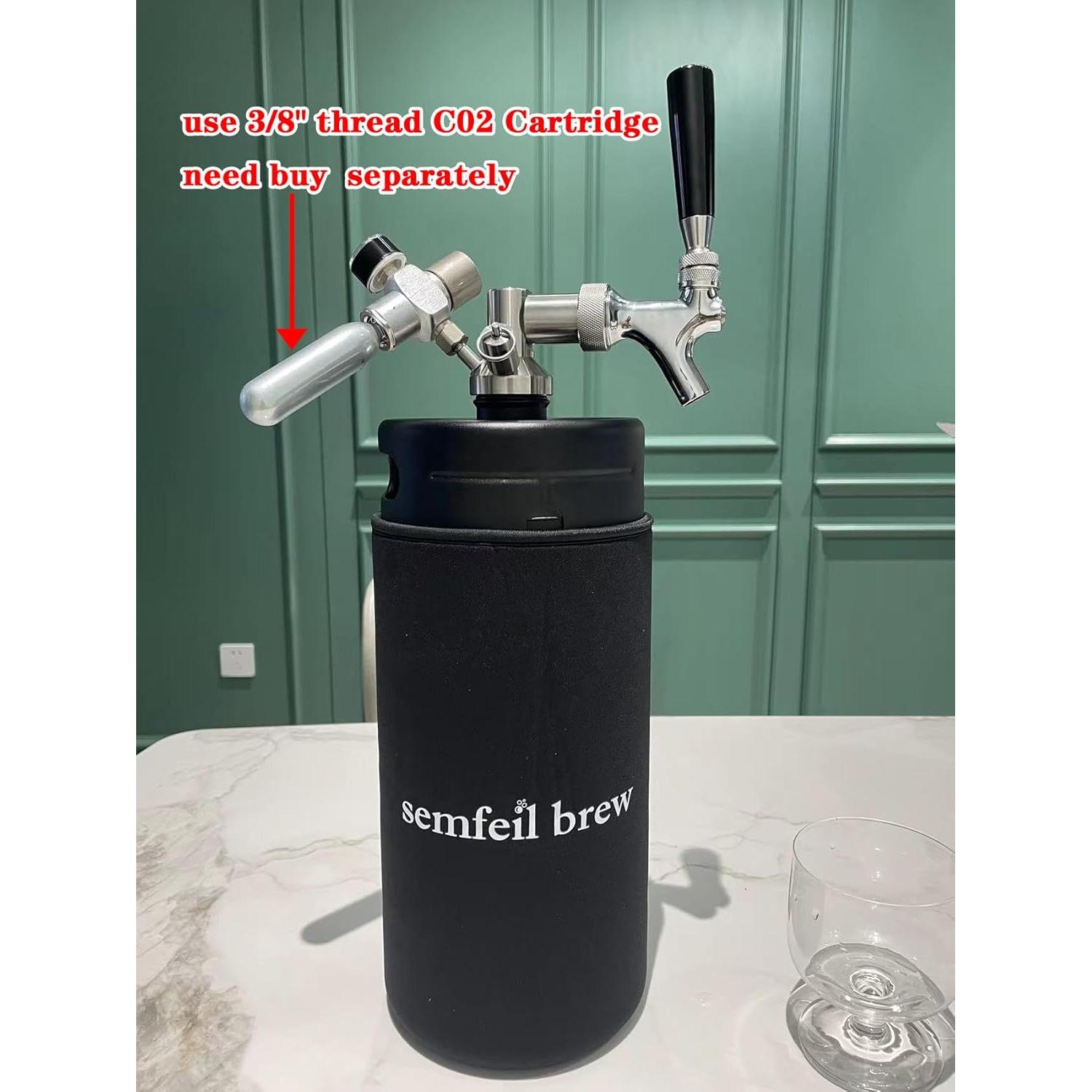 Dispensador de Cerveza Semfeil Brew 128Oz Acero Inoxidable