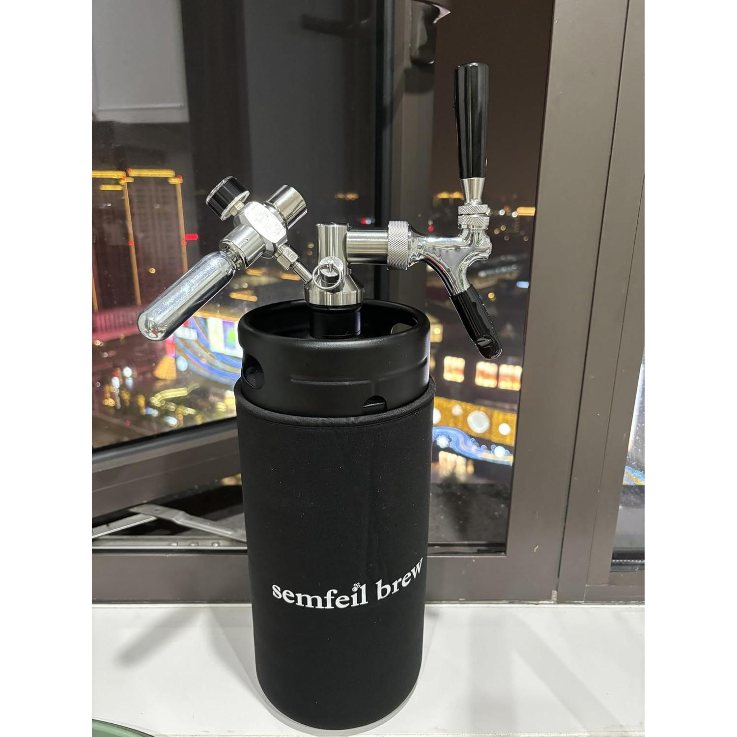 Dispensador de Cerveza Semfeil Brew 128Oz Acero Inoxidable