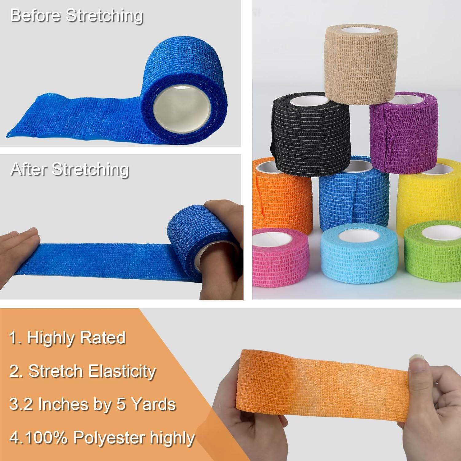 Vendas Autoadhesivas Veterinarias x9 para Mascotas 5cm