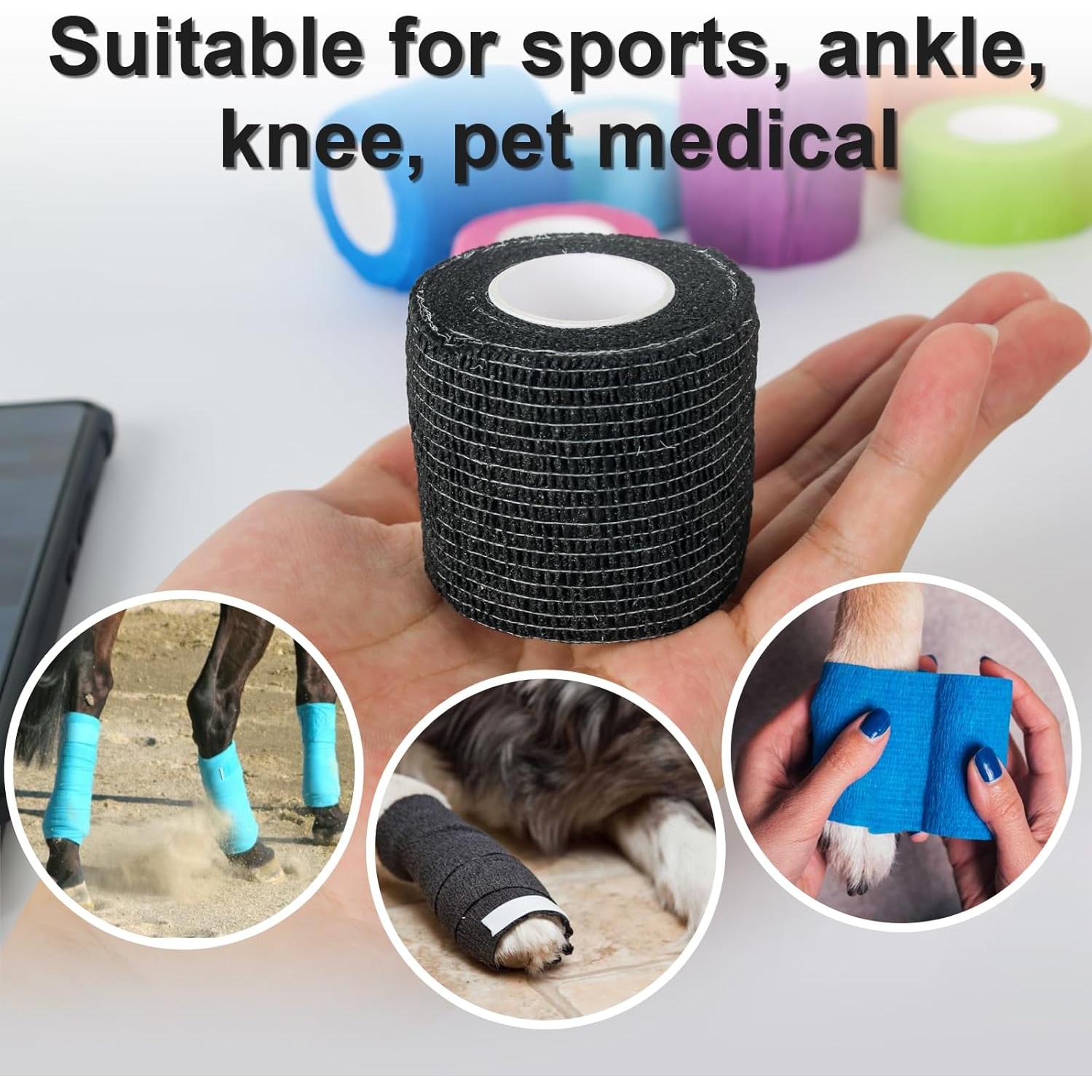 Vendas Autoadhesivas Veterinarias x9 para Mascotas 5cm