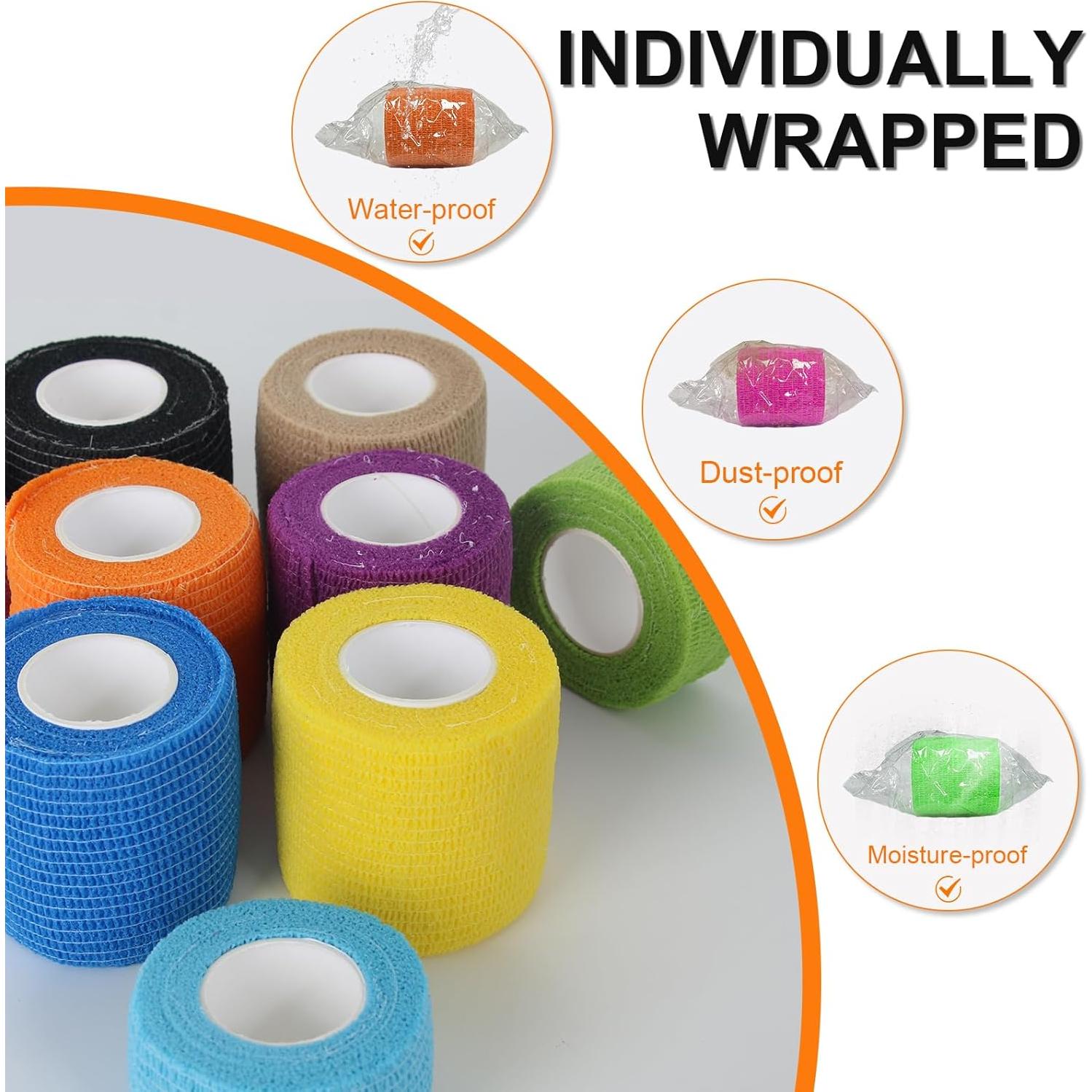 Vendas Autoadhesivas Veterinarias x9 para Mascotas 5cm