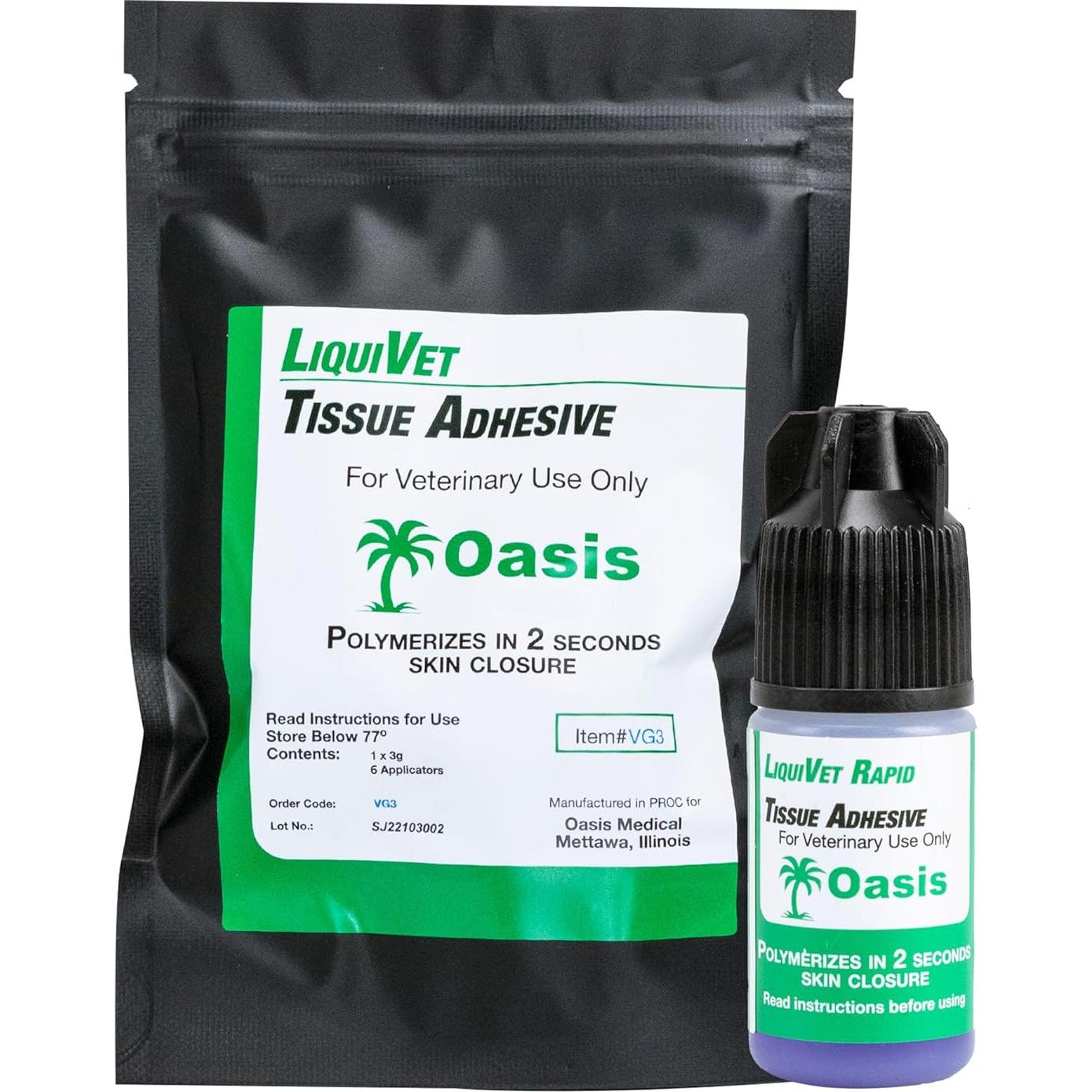 Adhesivo Tisular Liquivet Rápido 3mL para Veterinaria