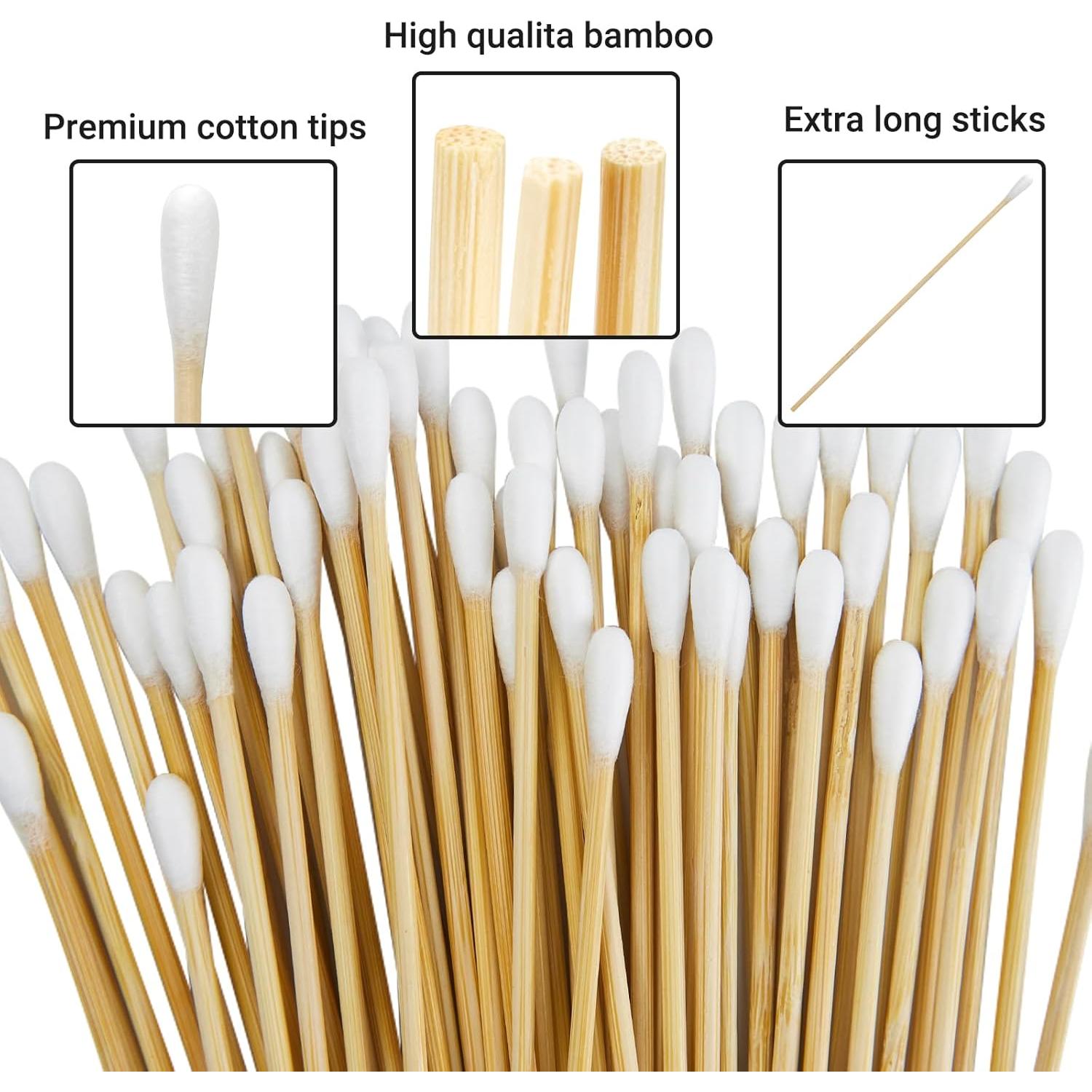 Hisopos de Algodón Guntechkit 600 Puntas para Limpieza