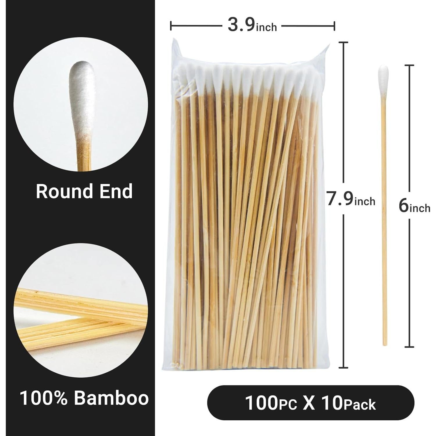 Hisopos de Algodón Guntechkit 600 Puntas para Limpieza