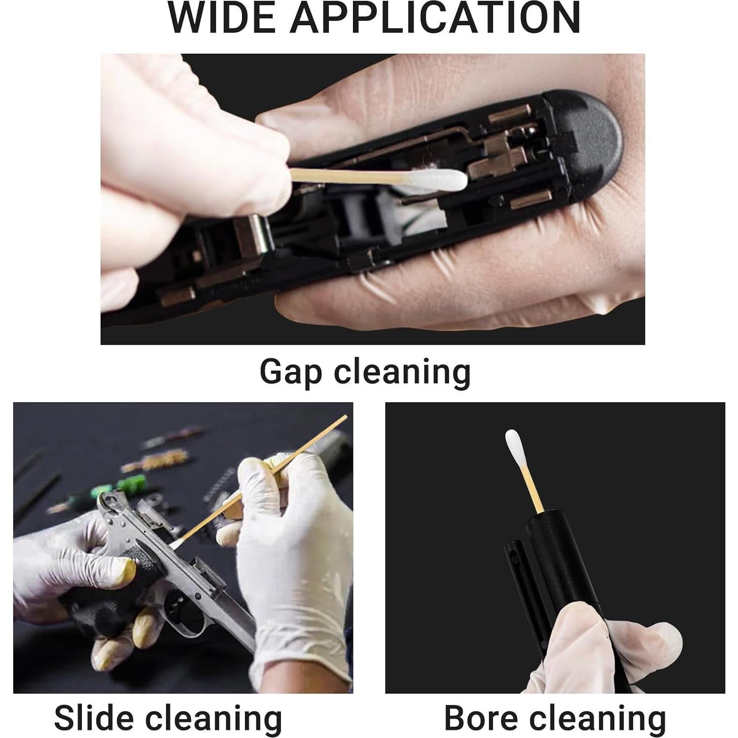 Hisopos de Algodón Guntechkit 600 Puntas para Limpieza