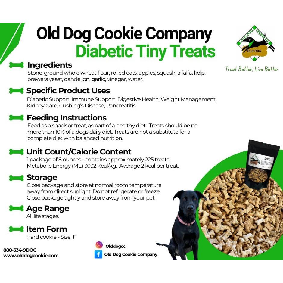 Galletas para Perros TINY Diabéticas 225 g 100% Naturales